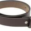 BC Belts Womens Leather Belt Strap With Smooth Grain Finish 1.25" Wide With Snaps | Belts