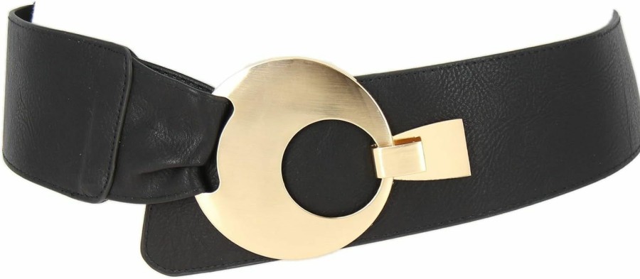 FASHIONGEN Fashiongen - Woman Adjustable Polyurethane Wide Waist Belt, Vanessa | Belts