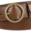 Levi's Levi'S Women'S Round Circle Buckle Casual Leather Jean Belt | Belts