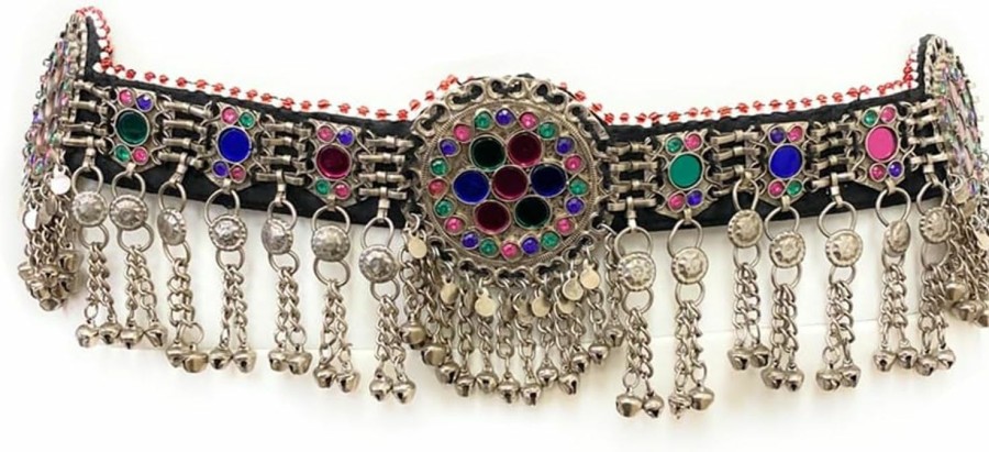 Duel On Jewel Duel On Jewel Afghan Kuchi Tribal Womens Coins Waist Hip Belt Halime Ertugrul Kayi Turkman - Belly Dancing Navratri | Belts