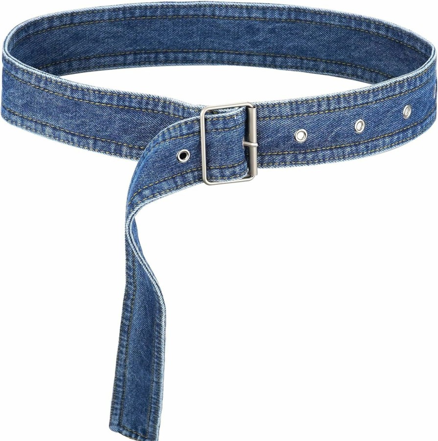 Glamorstar Glamorstar Denim Belts For Women Vintage Jean Waist Belt For Dress | Belts