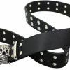 NORICAP Men And Women Metal Skull Head Leather Buckle Belt Waist Band Jeans Decorative Punk Belt | Belts