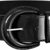 XZQTIVE Xzqtive Wide Elastic Belt For Women Stretchy Belt For Dresses Fashion Elastic Vintage Chunky Buckle Skinny Leather Belts | Belts