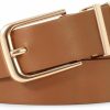 VONMELLI Vonmelli Women'S Soft Faux Leather Belt For Jeans Pants Dress Fashion Ladies Waist Belt With Gold/Silvery Buckle | Belts