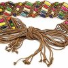 uniquetotop Viva Fancy Bohemia Womens' Colorful Woven Belt Wax Rope Skirt Dress Belts Wd562 | Belts