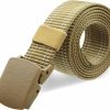 Sworew Military Tactical Nylon Mens Belt - Adjustable Web Belts With Non-Metal Buckle For Outdoor Sports, Training, 59 Inches Length | Belts