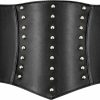 YooAi Corset Belt For Women Dresses Wide Elastic Corset Waist Cinch Renaissance Pirate Costume Belt | Belts