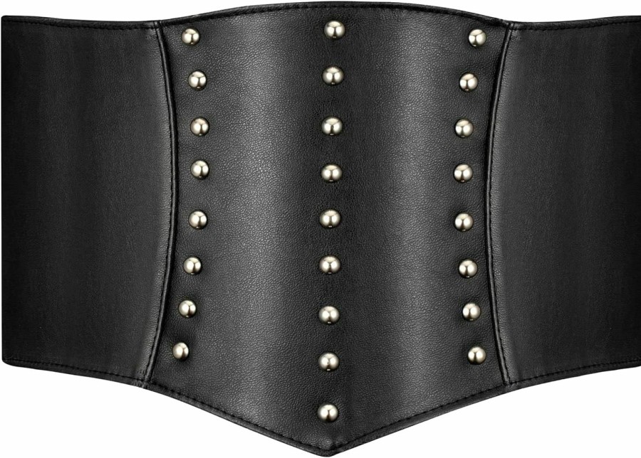 YooAi Corset Belt For Women Dresses Wide Elastic Corset Waist Cinch Renaissance Pirate Costume Belt | Belts