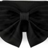 YALEMEI Yalemei Women'S Cute Bow Wide Elastic Waist Belt - Adorable Accessory Dress, Black, Medium | Belts