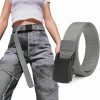 XZQTIVE Xzqtive Causal Clip Buckle Belt For Women Men Streetwear Style Cargo Pant Belts For Jeans Dresses | Belts