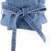 BESTOYARD Bestoyard Steampunk Corset Wide Corset Cinch Belt Wide Jean Waist Belt Waist Skirt Decorative Waistband For Women Female Dress Accessory Denim Corset Waist | Belts