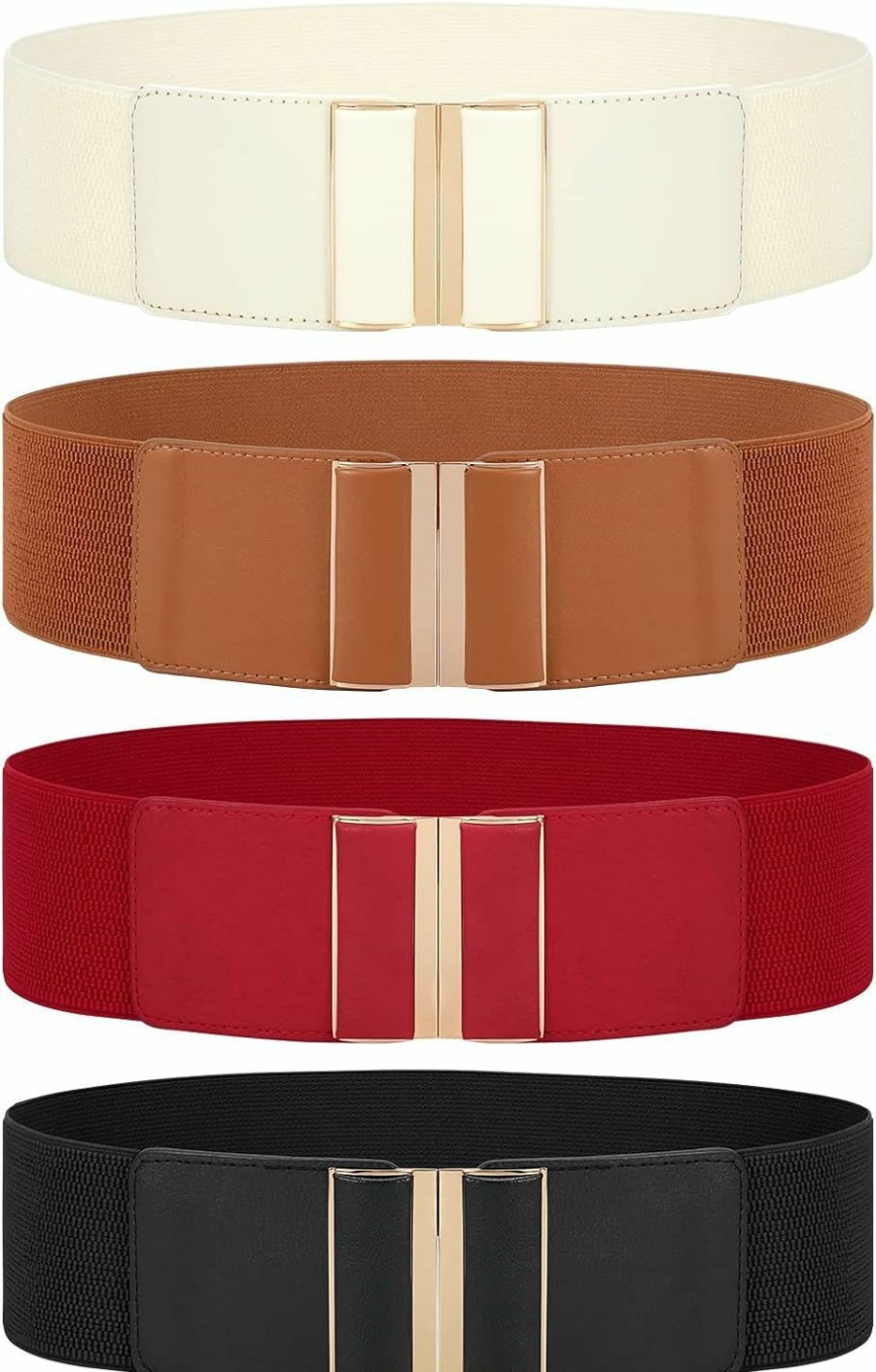 JASGOOD Jasgood Wide Elastic Stretch Waist Belts For Women Dress Vintage Belt | Belts