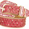 Xpvezl Studded Belt Rhinestone Belt For Women Men Bb Belt Y2K Style Cowgirl Bling Belt Western Belt Festivals Gifts Belt | Belts