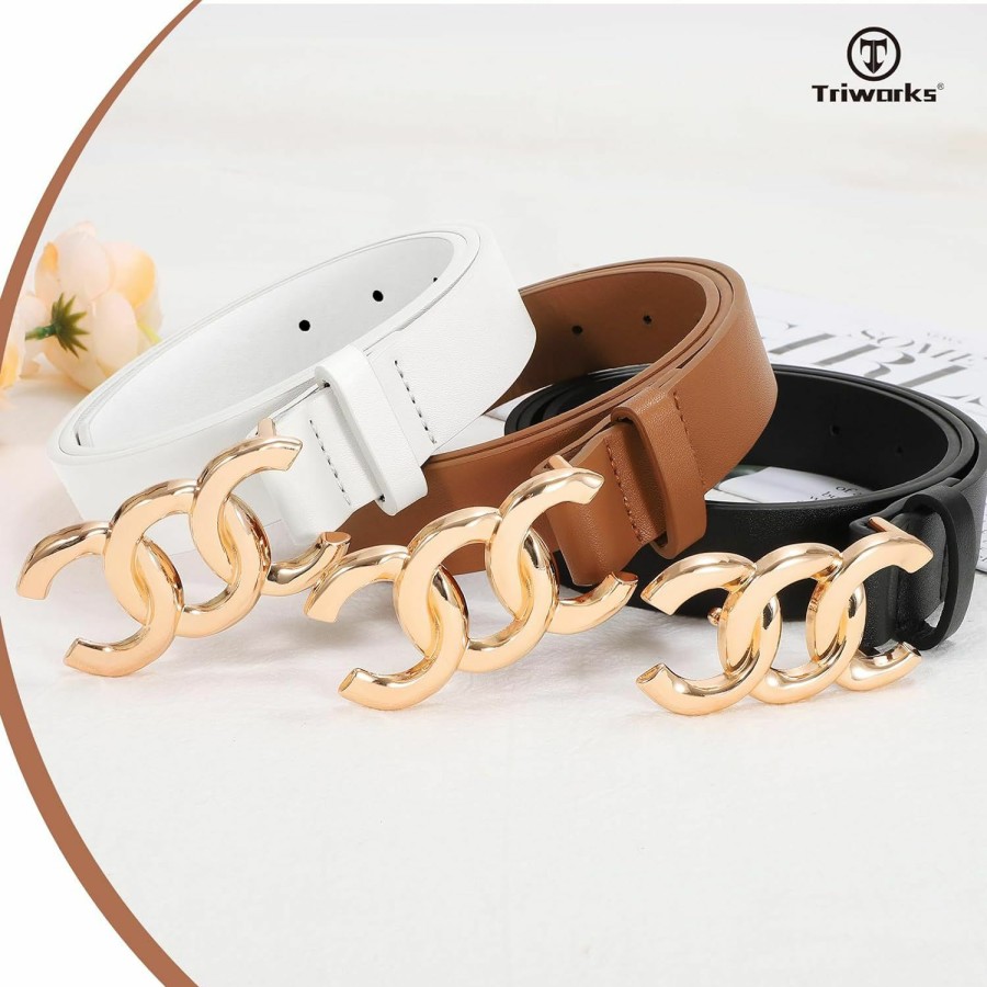 TRIWORKS Triworks Women Leather Belts For Jeans | Belts