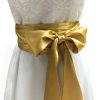 AIMECHA Aimecha Special Occasion Dress Sash Bridal Belts Wedding Sash 4'' Wide Double Side | Belts