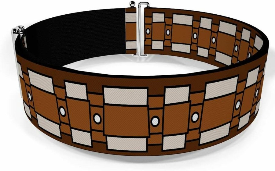 Buckle-Down Buckle-Down Belt Women'S Cinch Star Wars Chewbacca Bandolier Bounding2 Browns Available In Adjustable Sizes | Belts