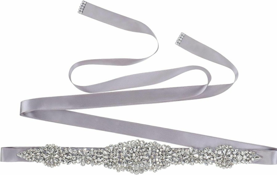 Tendaisy Tendaisy Wedding Belt Women'S Rhinestone Wedding Sash Belt Crystal Sashes Bridal Belts For Bridal Gowns | Belts