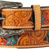 ARIAT Ariat Western Belt Womens Paisley Hand Tooled S Multi-Color A1567008 | Belts