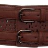 eVogues Apparel Evogues Plus Size Vintage Faux Leather Wide Elastic Belt | Belts