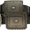 M & F Western Products M&F Western Products Women'S Black Embossed Concho Belt | Belts