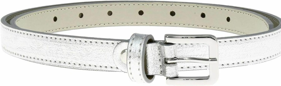 FASHIONGEN Fashiongen - Woman Italian Leather Belt, 2 Cm Width Ladies Belt For Dress, Pants, Linda | Belts