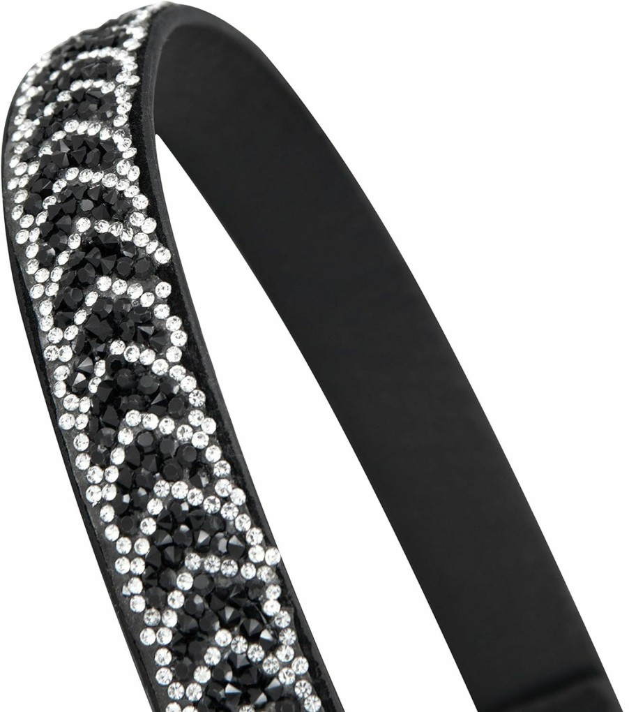 YooAi Silver Belts For Women Dress Rhinestone Skinny Elastic Waist Belt For Women Ladies Girls | Belts