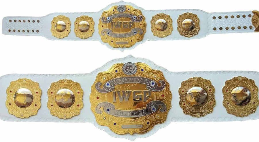 NUS Iwgp Intercontinental Championship Belt Adult Size White | Belts