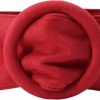 Chendvol Chendvol Women'S Suede Waist Wrap Belt With Buckle Wide Stretchy Cinch Belt | Belts