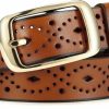 CHAOREN CR Chaoren Womens Belts For Jeans - Leather Belt Women 1.3" Width - Genuine Leather Crafted By Hand | Belts