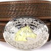 West Star Texas West Star Cowboy Tooled Leather Plain Belt Suit Casual Daily Everyday Dress Belt 2 Inches Width | Belts