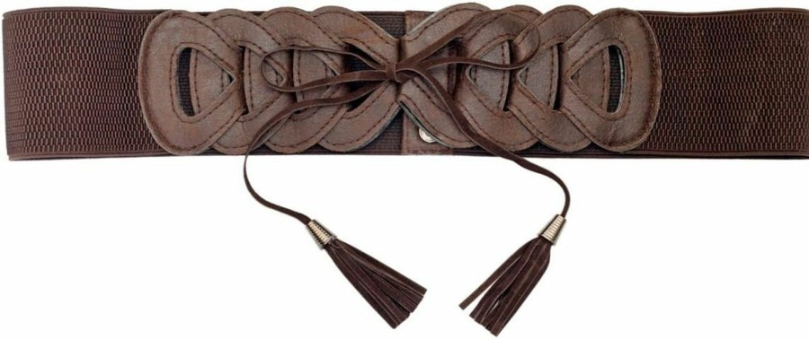 eVogues Apparel Evogues Plus Size Braided Look Elastic Fashion Belt | Belts