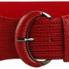 VOCHIC Vochic Pu Leather Elastic Wide Belt For Women Ladies Dress Stretch Thick Waist Belts | Belts