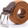 Gelante Canvas Elastic Fabric Woven Stretch Multicolored Braided Belts | Belts