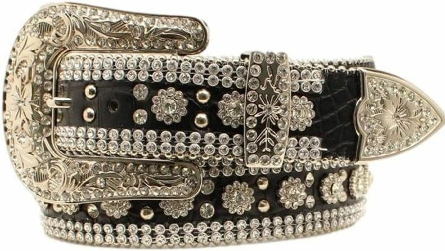 Angel Ranch 1 1/2" Black Ladies' Fashion Belt | Belts