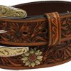 ARIAT Ariat Women'S Floral Tooled Sunflower Concho Belt | Belts