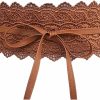 FIEIJ Fieij Women'S Lace Waist Belt Bow Tie Wrap Around Soft Leather Boho Corset Fashion Elegant For Dresses | Belts