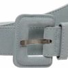 beltiscool 1 1/2" Inch Stitching-Edged Suede Leather Belt | Belts