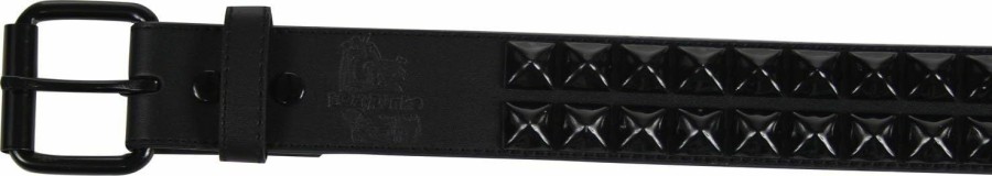 BodyPUNKS Punk Rock Classic Pyramid Studded Leather Belt By Bodypunks | Belts