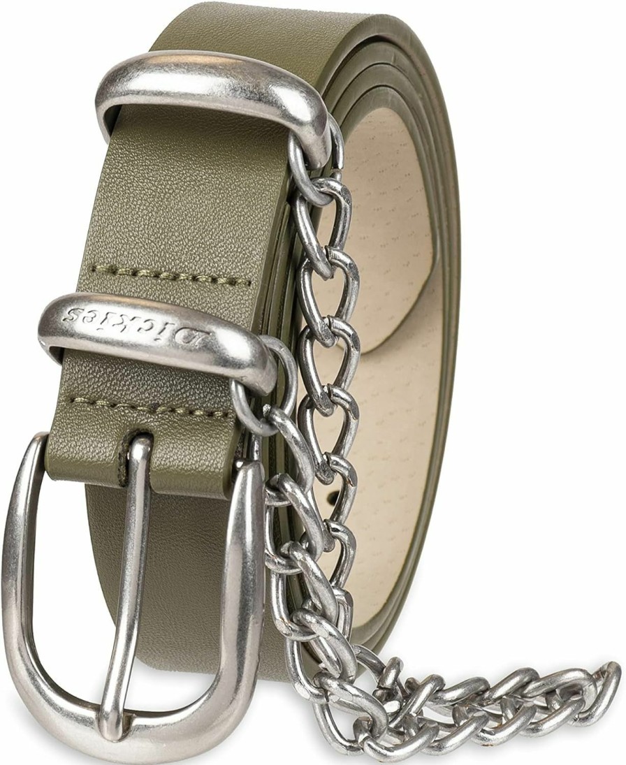 Dickies Dickies Women'S Leather Casual Belt | Belts