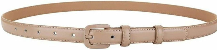 VOCHIC Vochic Trendy Women Leather Skinny Belts For Jeans Pants Thin Dress Waist Belt | Belts