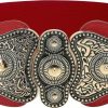 BlackButterfly Blackbutterfly Wide Elastic Stretch Vintage Antique Retro Buckle Belt | Belts