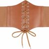 Amazon Stretch Corset Belt For Women Elastic Lace-Up Cinch Wide Waist Belts For Dress | Belts