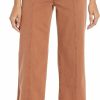 PAIGE Paige Women'S Brooklyn High Rise Wide Leg Doubl Ebutton In Vintage Mocha Bisque | Belts