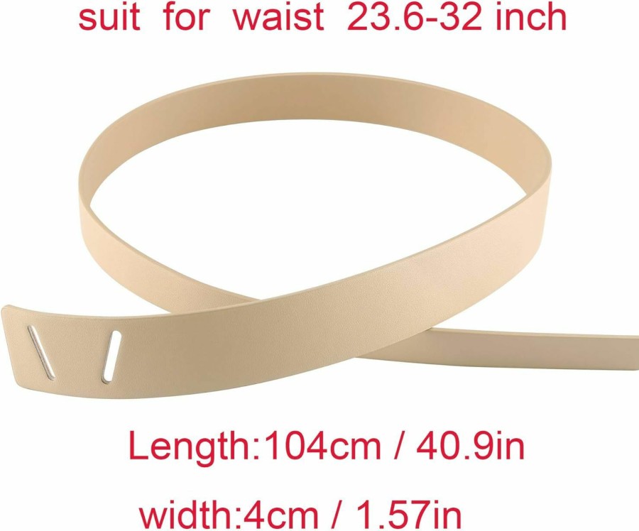 Ayliss Ayliss Women Fashion Leather Belt For Jeans Jumpsuit Coat Dress Belt Faux Leather Waistband Tie Knot Waist Belt | Belts