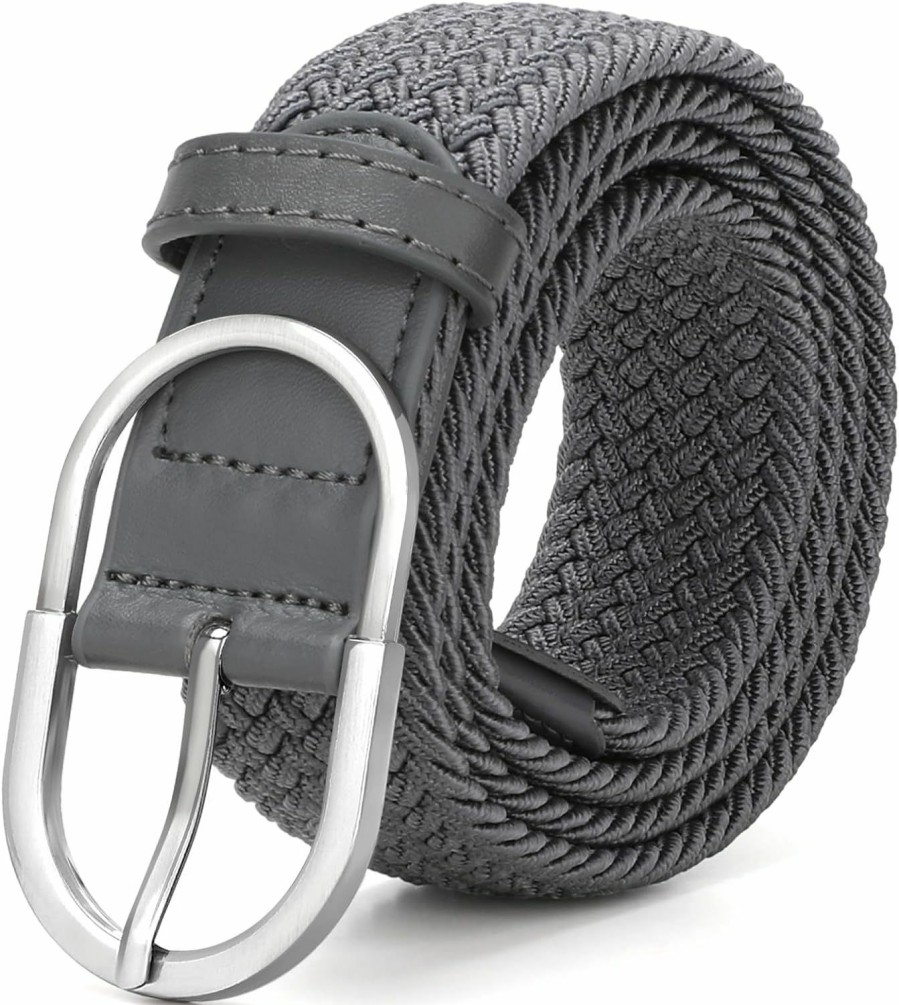 WHIPPY Whippy Braided Woven Stretch Belt Women Men Web Casual Uni Mixed Color Woven Elastic Golf Belts For Jeans Pants | Belts