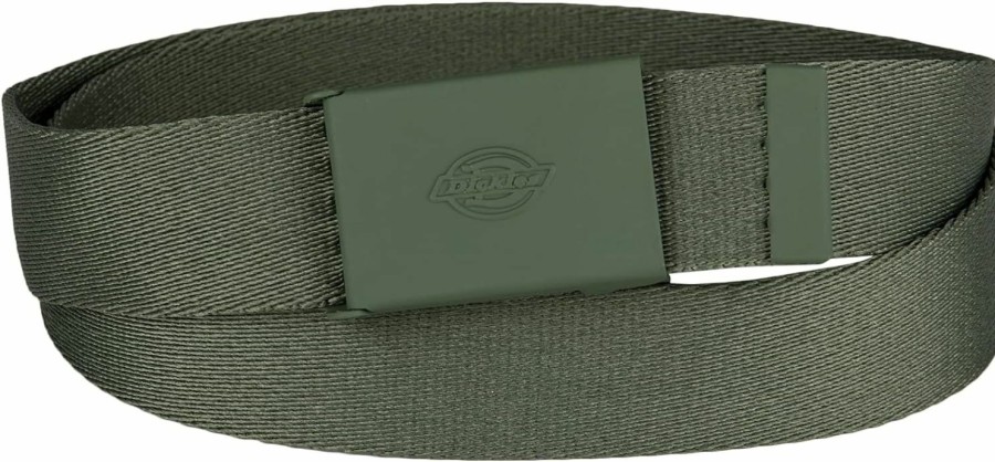 Dickies Dickies Women'S Tonal Plaque Buckle Fabric Belt | Belts