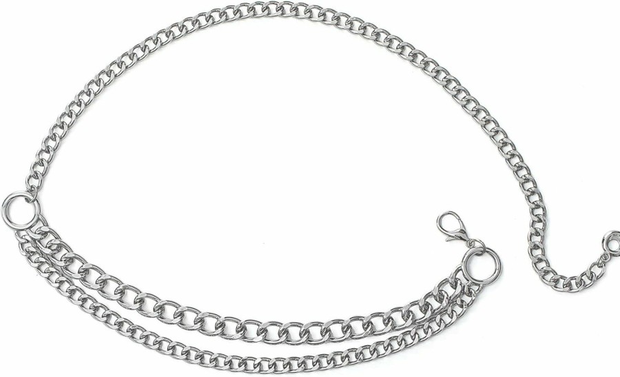 FAN&LOUIS Fan&Louis Women'S Silver Chain Belt Waist Belly Body Chain Jewelry For Women Dresses Pants Costume | Belts