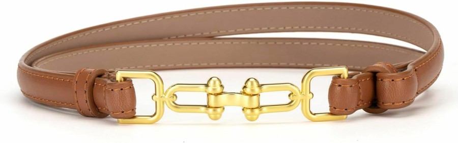 YooAi Yooai Womens Leather Belt Skinny Thin Belts For Women Dresses Pants | Belts