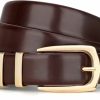 WHIPPY Whippy Women'S Leather Belts For Jeans Pants Fashion Ladies Belt Gold Buckle Belts For Women | Belts