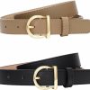 Toptim Toptim Womens Belts Stitching Leather Belt For Jeans Pants Dress | Belts